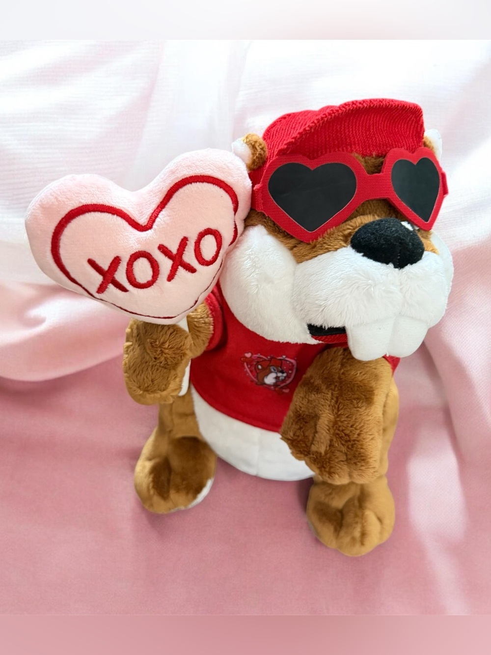2026 Valentines Buc-ee’s Plush Beaver